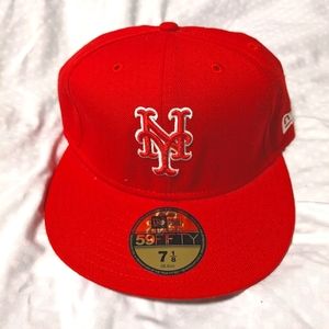 New Era New York Mets fitted Cap - Classic Red